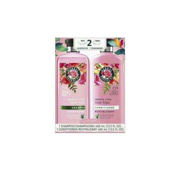 Herbal Essences Smooth Rose Hips Shampoo and Conditioner 13.5 oz - Picture 2 of 2